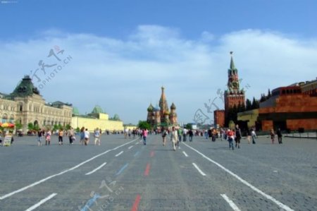 莫斯科红场高清风景图