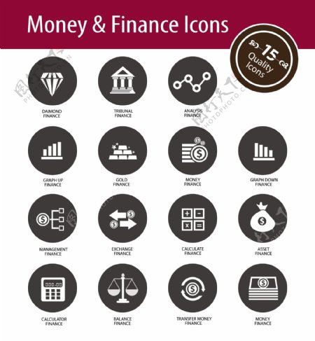 资金财务图标图片