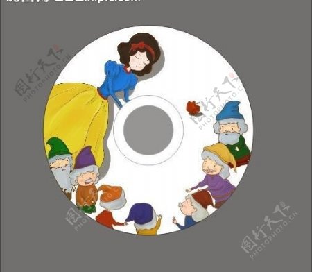 白雪公主cd盘面图片