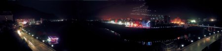 天峨县城夜景图片