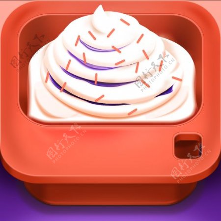冰激凌手机PNG小图标