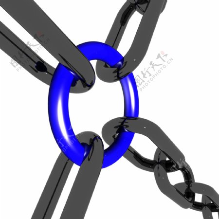 蓝四链接显示的联系和团结