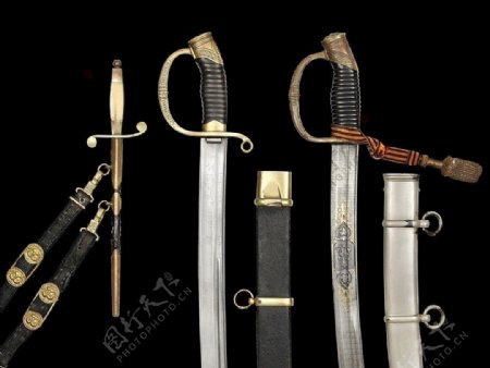 西方古代武器兵器军刀图片