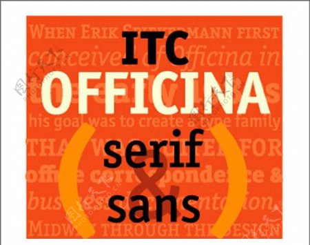 世界100佳英文商业字体08Officina