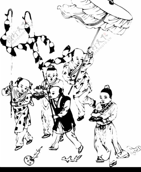 中国古代儿童015图片