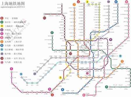 上海地铁路线图图片