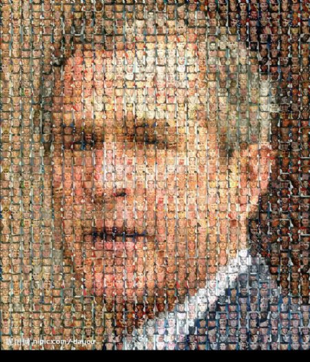 小布什和1800个伊拉克阵亡士兵图片
