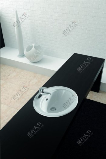浴室面盆图片