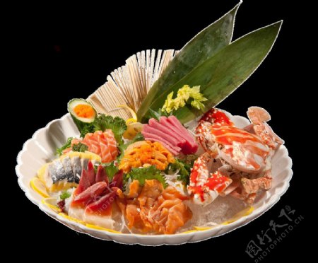 日式魚生拼盤图片