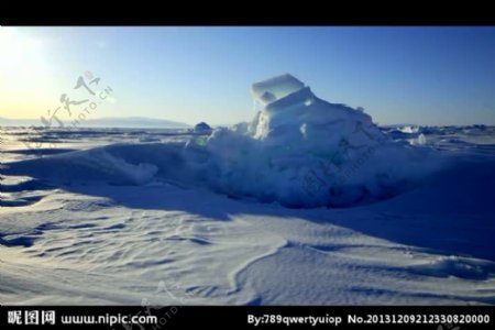 南极太阳视频素材