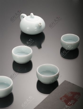 龙泉青瓷茶具图片