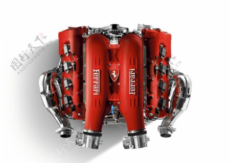 法拉利F430引擎图片