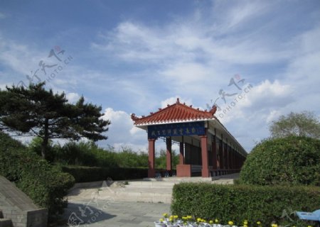 成吉思汗陵长廊图片