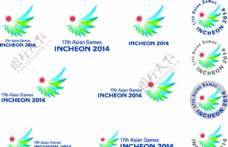 2014年仁川亚运会会徽图片
