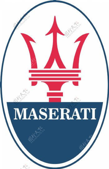 玛莎拉蒂logo设计图片