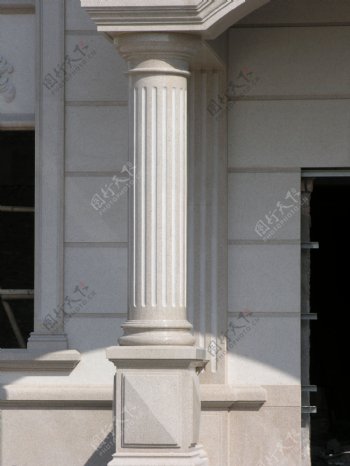 别墅石材圆柱图片