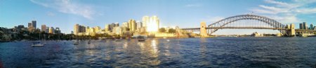 悉尼港落日余晖图片