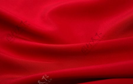 红色丝绸背景图片