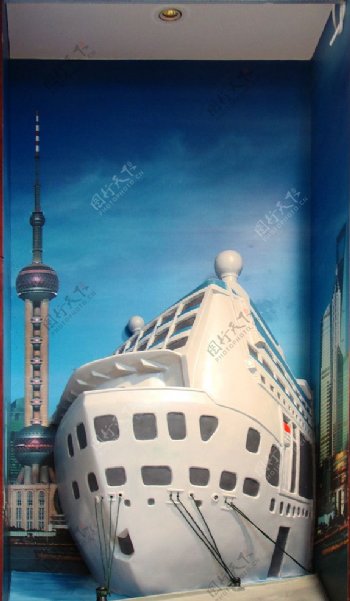 上海交通局油轮模型图片
