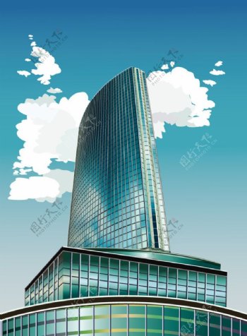 都市城市建筑金融大厦图片