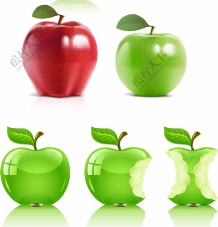 红苹果青苹果图片