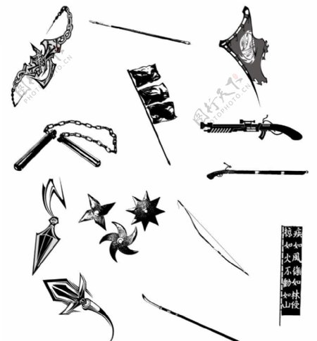 日本古代武器图片