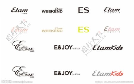 艾格ETAM全品牌logo新logo图片