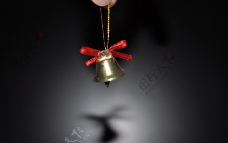 铃铛圣诞蝴蝶结图片