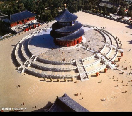 北京天坛祈谷坛西砖门图片