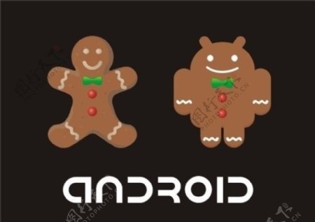 android机械人姜饼版图片