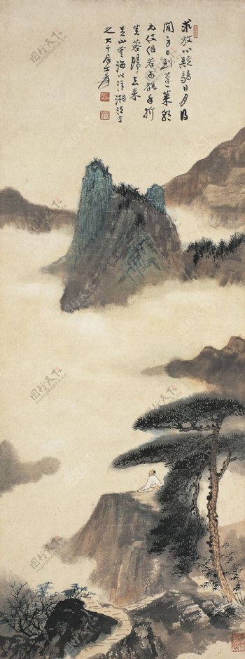 黄山云海图图片