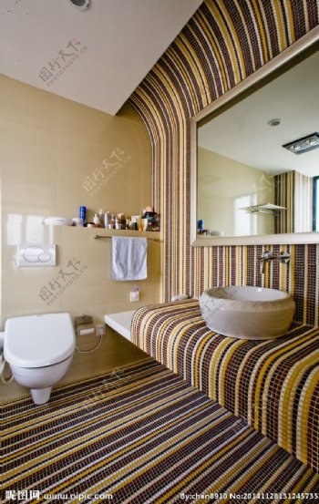 欧式古典浴室装修系列图片