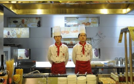 香港大厦国际美食百汇大厨图片