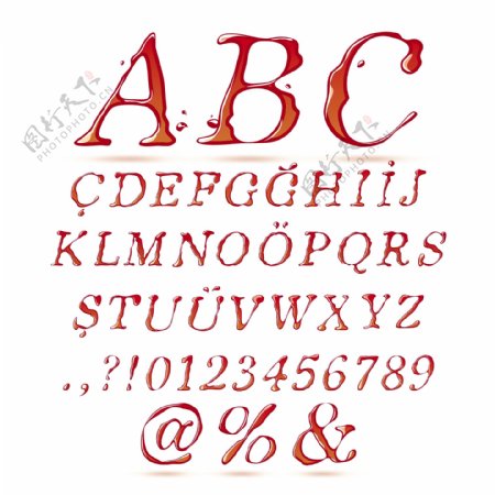 英文字体设计图片
