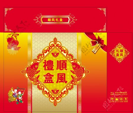 春节礼盒包装图片