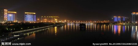 汾河夜景图片