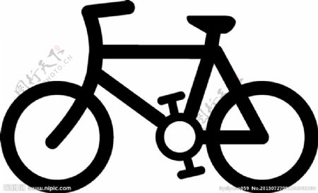 自行车矢量标识图片