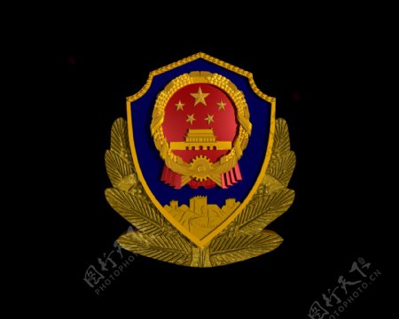 警徽标志图片
