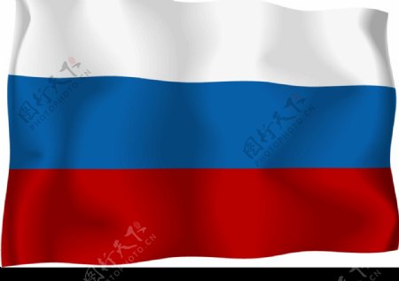 矢量俄罗斯联邦国旗图片