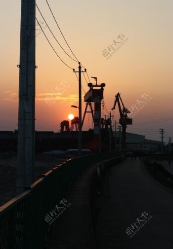 日落船厂图片