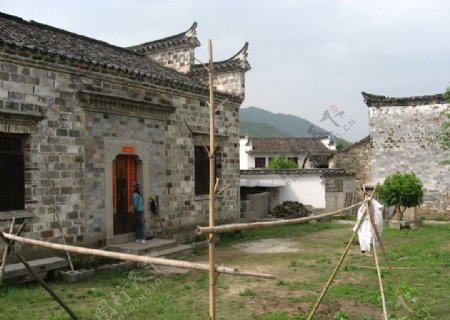 宏村古建筑图片