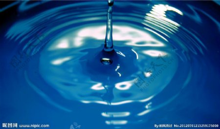 水滴水纹图片