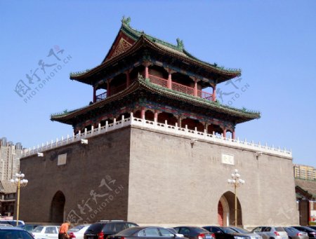 天津老城鼓楼图片