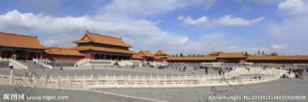 北京故宫太和门图片