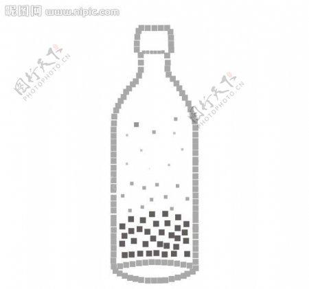 汽水瓶子图片