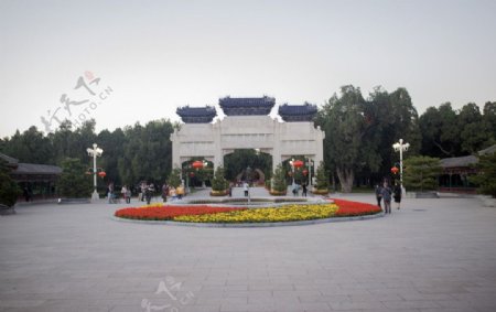 北京中山公园一景图片