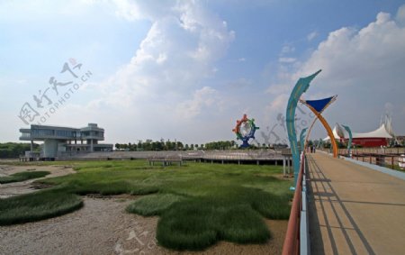 苏通大桥观景台图片