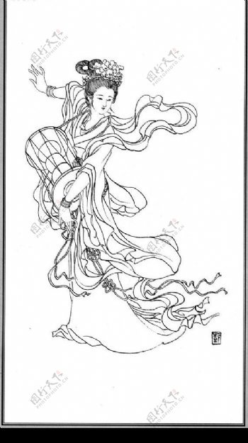中国神话人物091梨园仙子图片