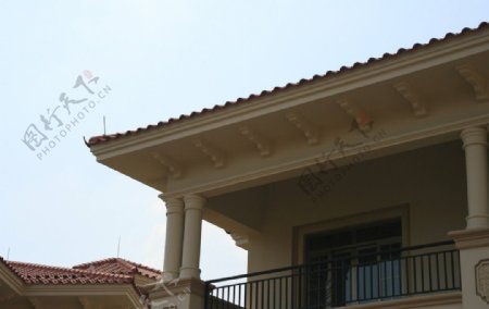 万科佛山天鹅湖地产欧式屋顶阳台屋檐图片