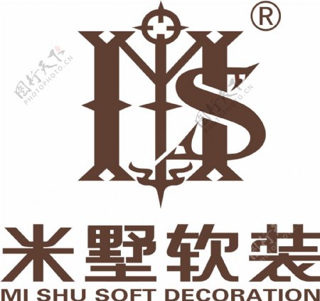 米墅软装logo图片